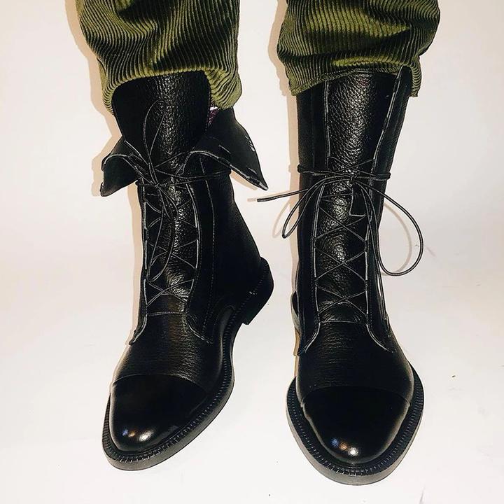 Althea - Timeless Lace-Up Ankle Boots