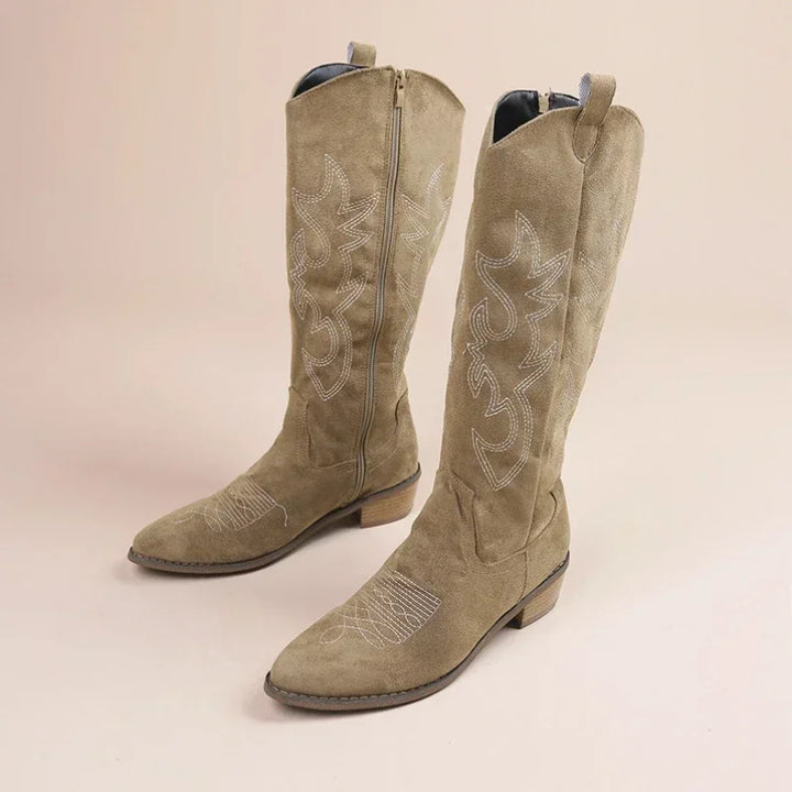 Elyza - Western-Style Boots